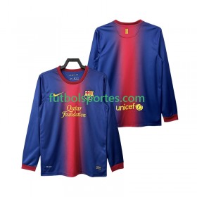 Camiseta FC Barcelona 2012 2013 Retro Primera Equipación Manga Larga